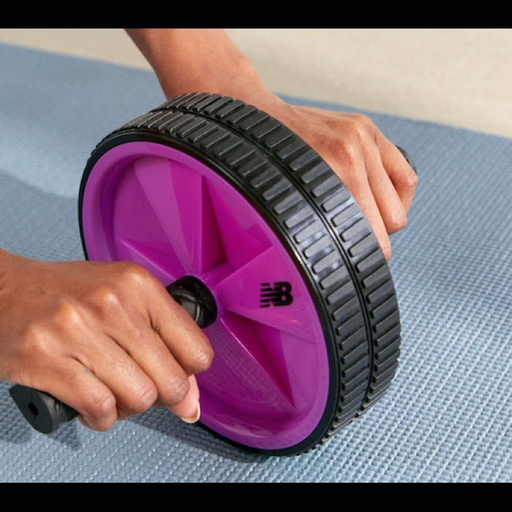 New Balance Exercise Workout Ab Wheel Pink & Black New